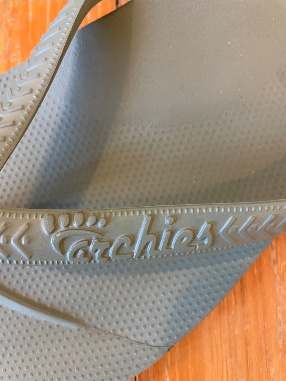 Men's Olive Green Flip-Flop Sandals - Lightweight Comfort